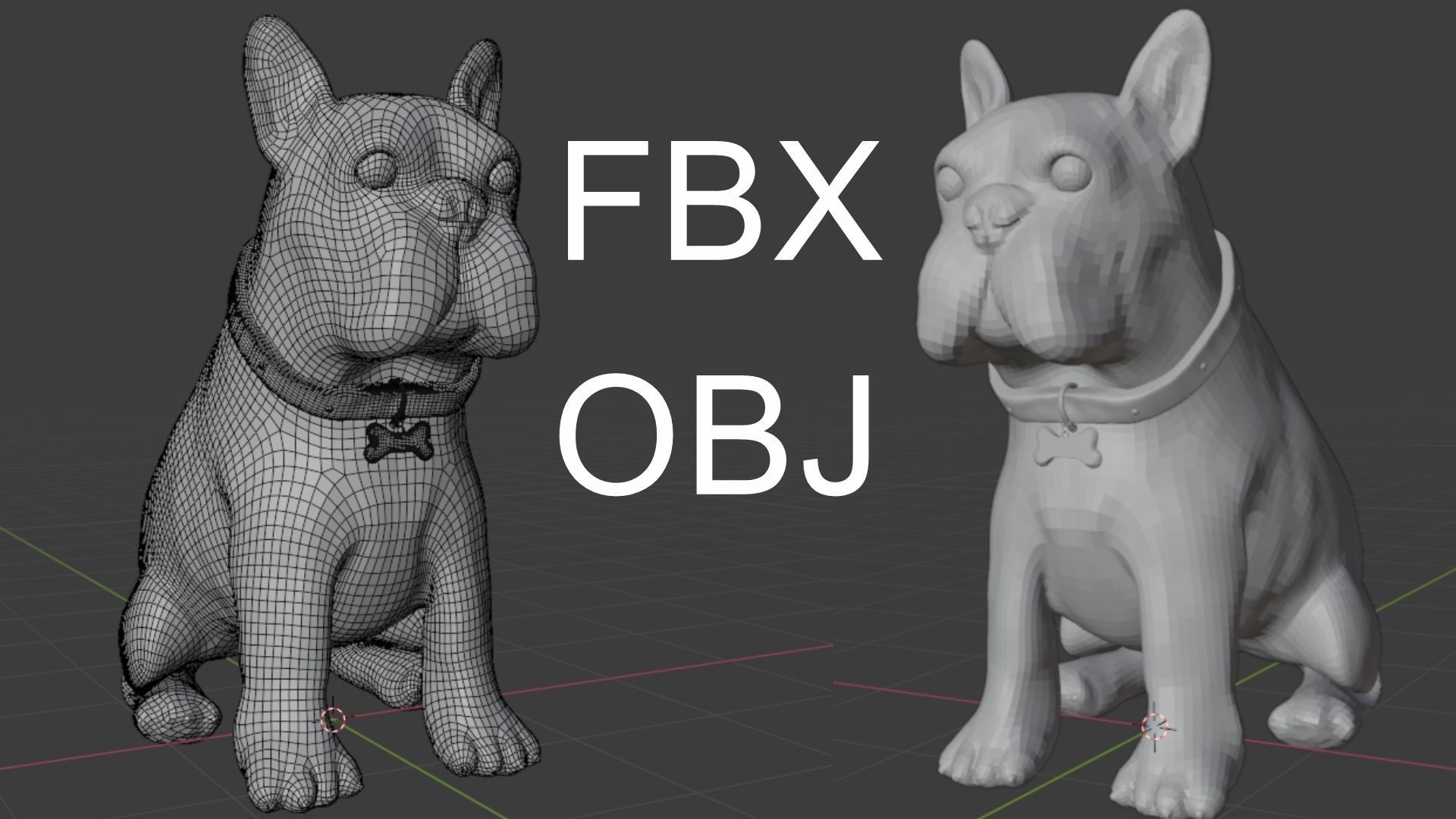 Bulldog french 3D model_9