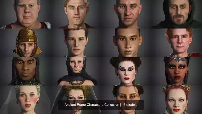 Ancient Rome Characters Collection