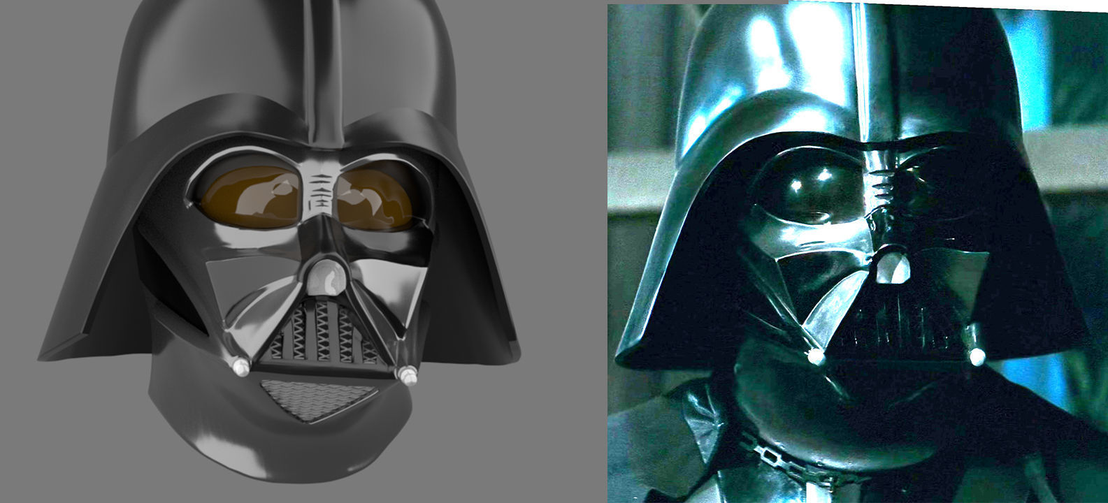 ACCURATE DARTH VADER HELMET STL ROTJ 3D model 3D printable CGTrader