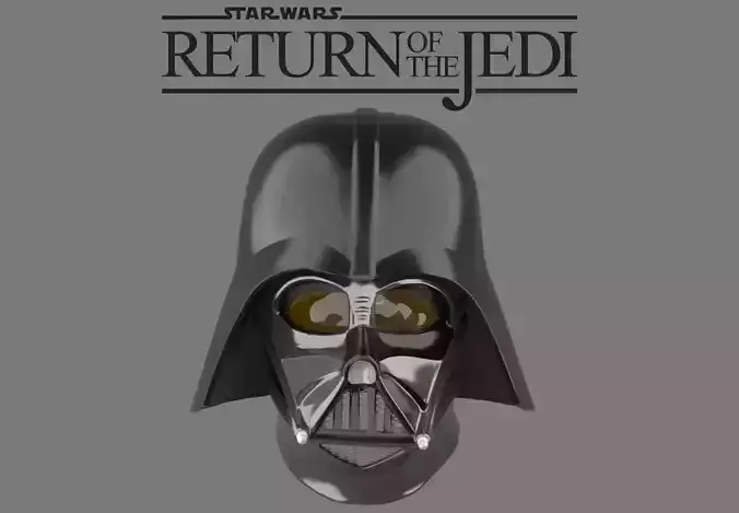 ACCURATE DARTH VADER HELMET STL ROTJ 3D print model