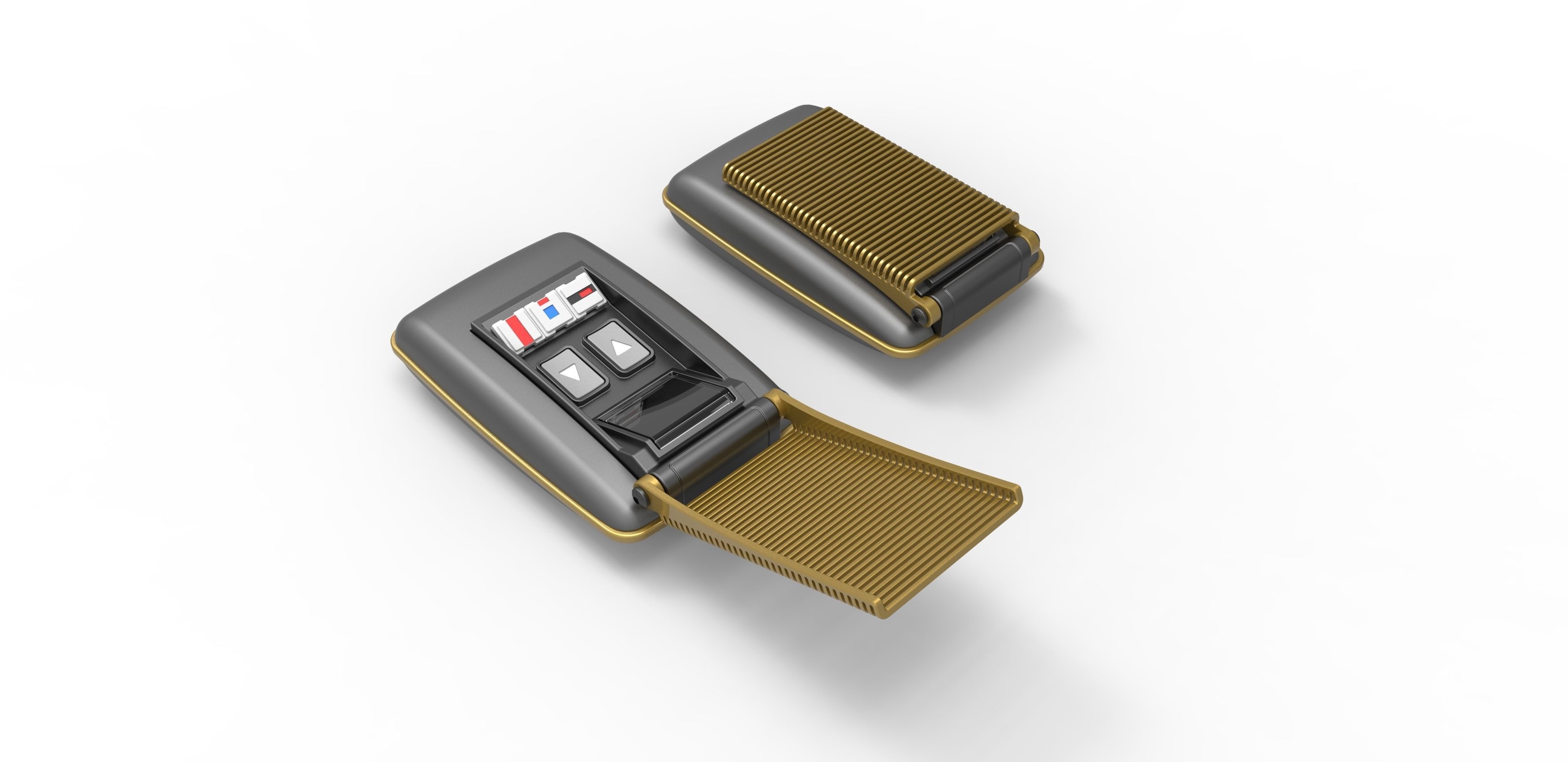 Communicator from the movie Star Trek 5 The Final Frontier 1989 3D print model_4