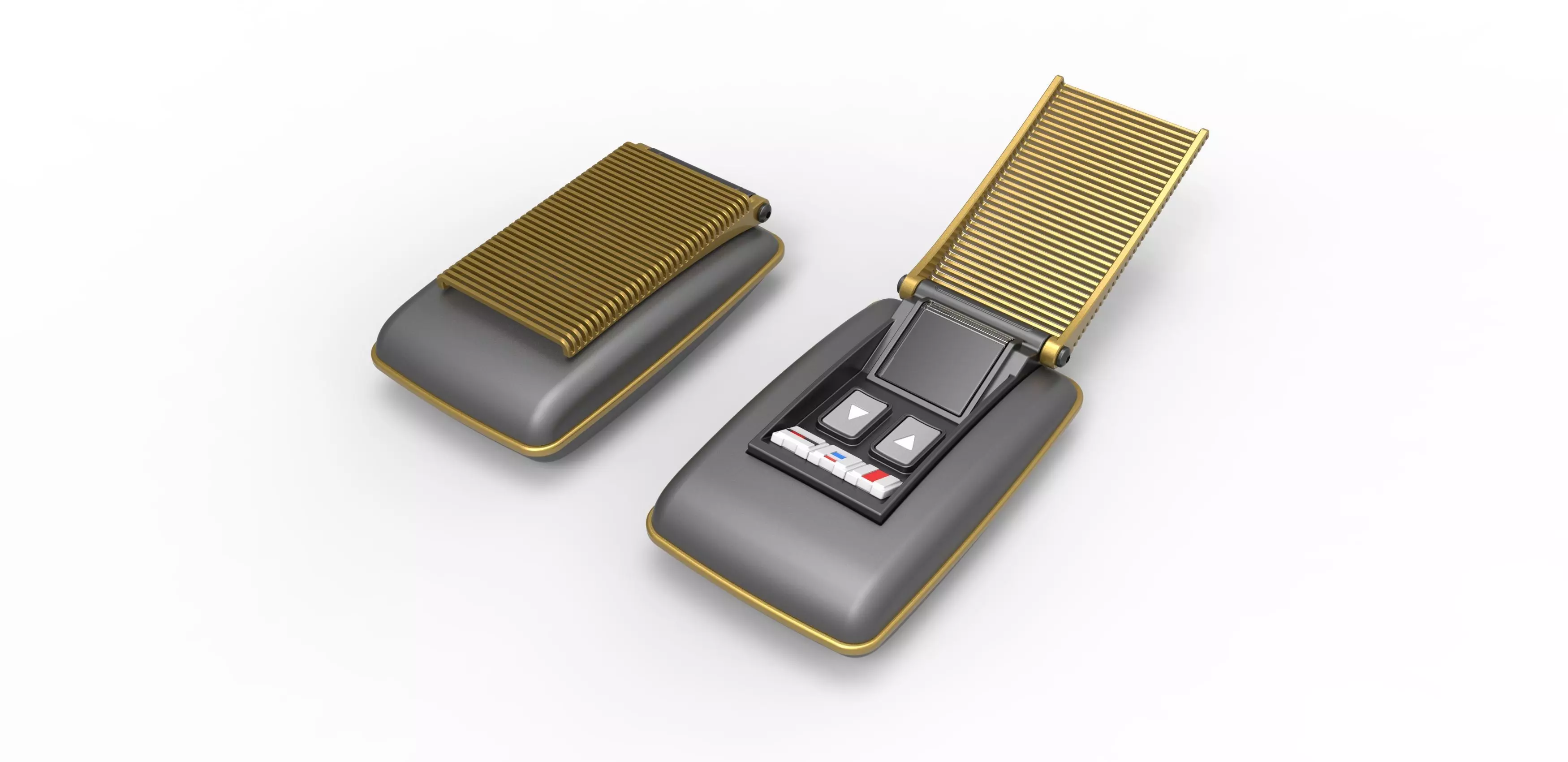 Communicator from the movie Star Trek 5 The Final Frontier 1989 3D print model_0