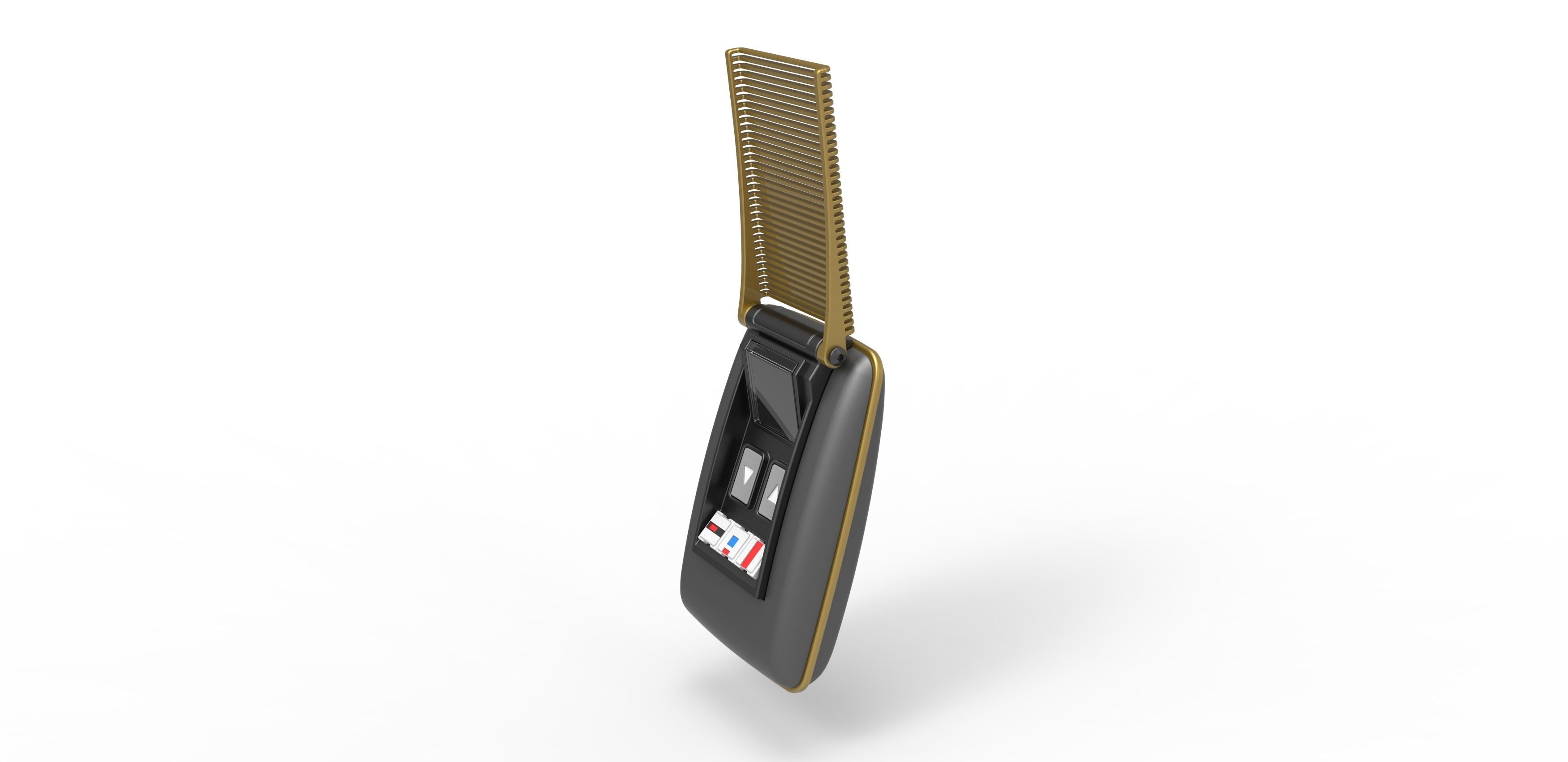 Communicator from the movie Star Trek 5 The Final Frontier 1989 3D print model_12