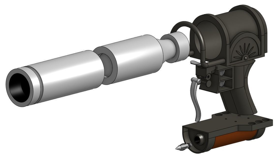 Attack on Titan Anti-Personnel Gear Shotgun 3D print model_10