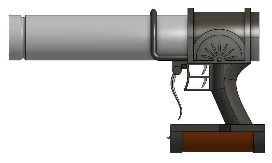 Attack on Titan Anti-Personnel Gear Shotgun 3D print model_2