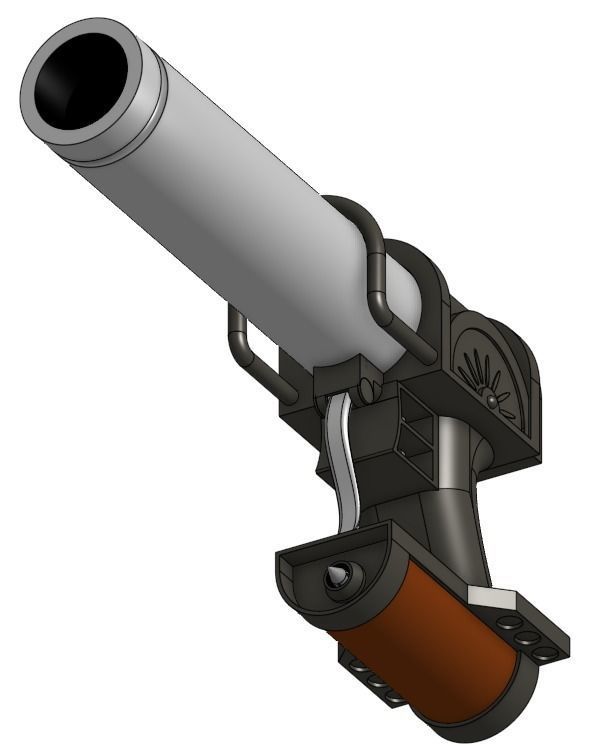 Attack on Titan Anti-Personnel Gear Shotgun 3D print model_1