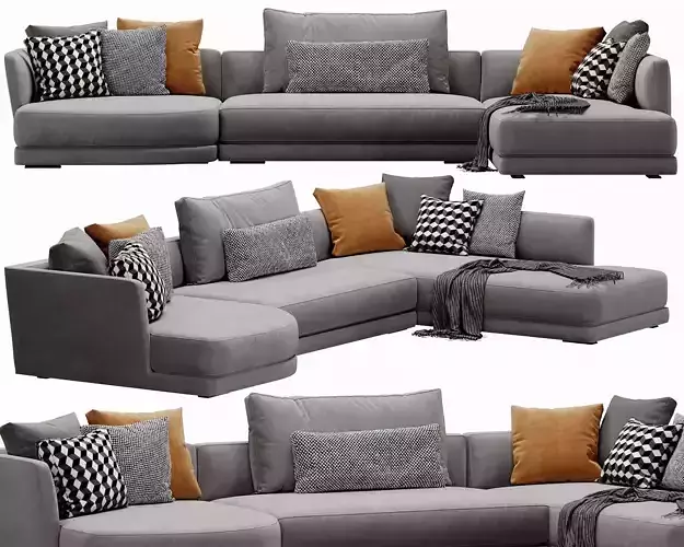 Verzelloni Lyndon Sectional 3D model
