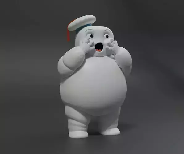 MINI STAY PUFT - SURPRISED - GHOSTBUSTERS 3D print model