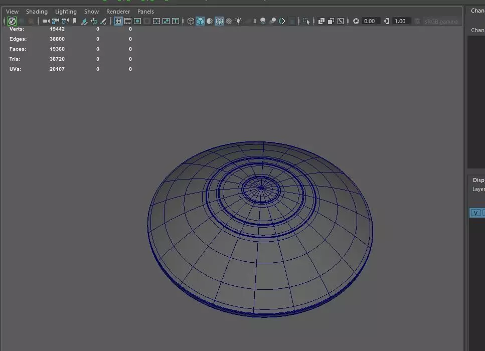 Infrared remote control 3D model_0