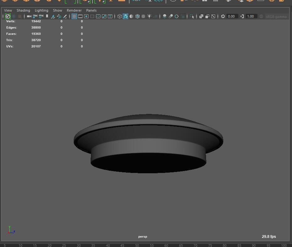 Infrared remote control 3D model_2