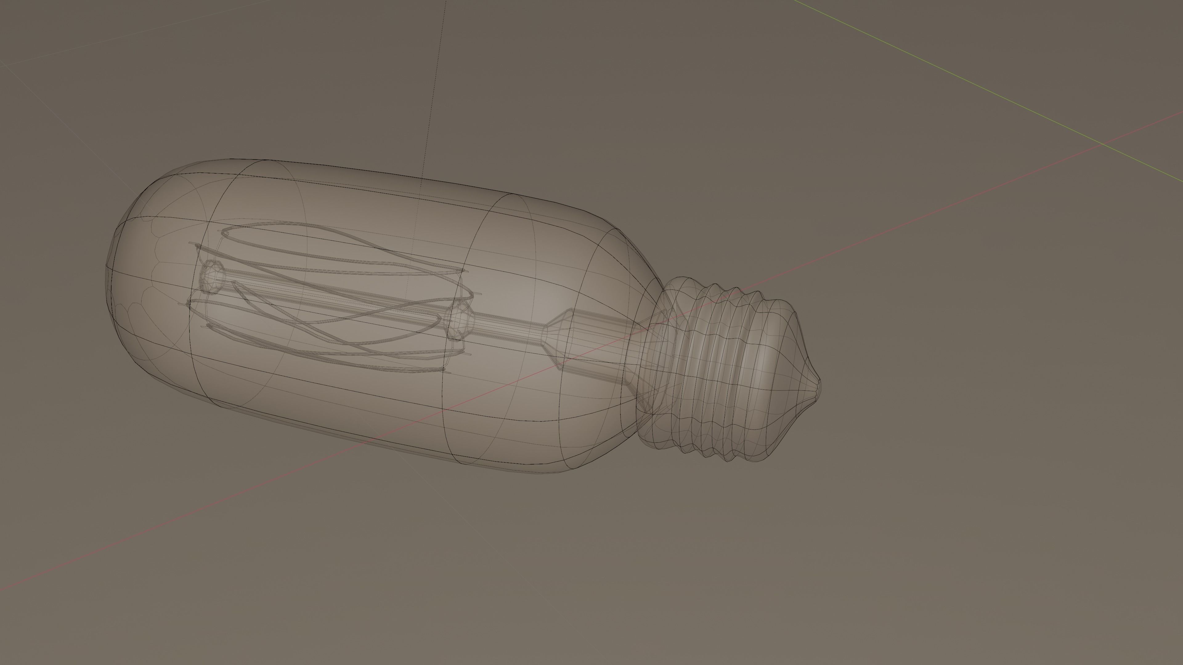 Retro Sputnik Lamp High Poly 3D model_4