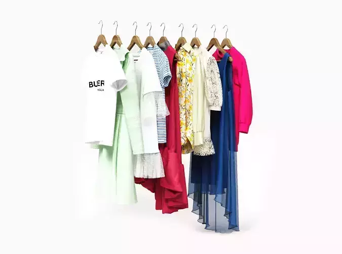 Clothing Set 02 3D model