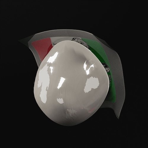 Package Of Mozzarella 3D model 3