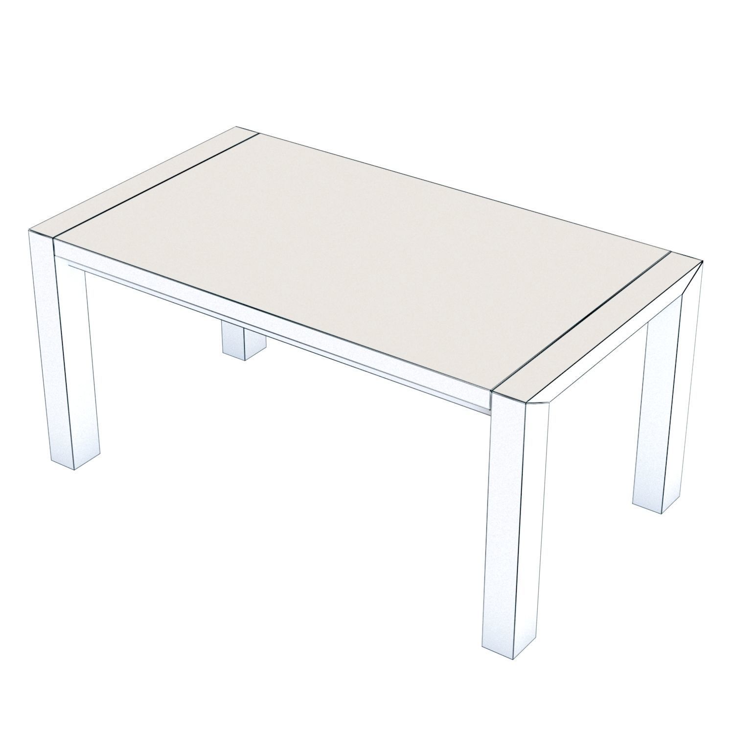 Scavolini Agape Dining Table 3D model_7