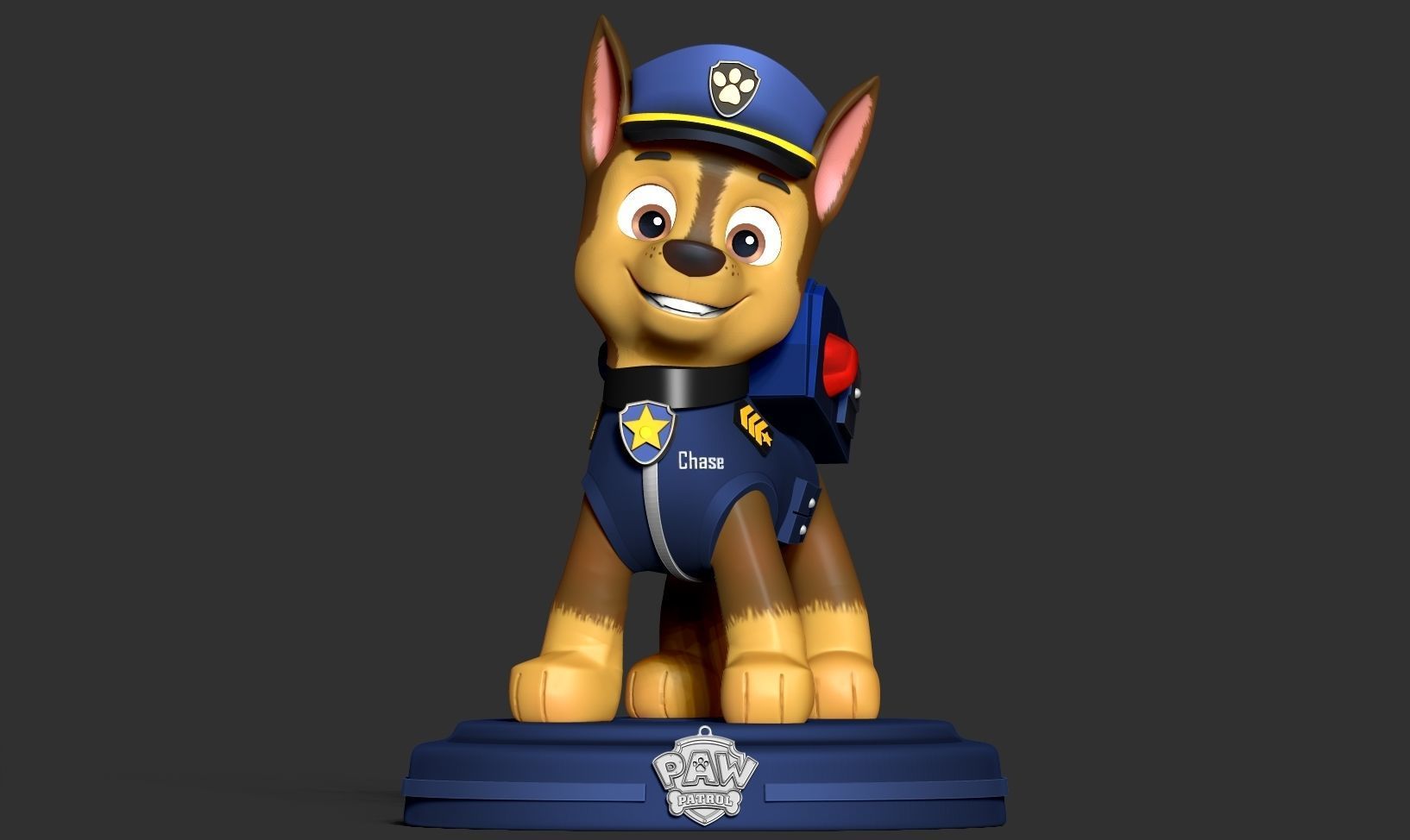 Chase - Paw Patrol The Movie 3D print model_10