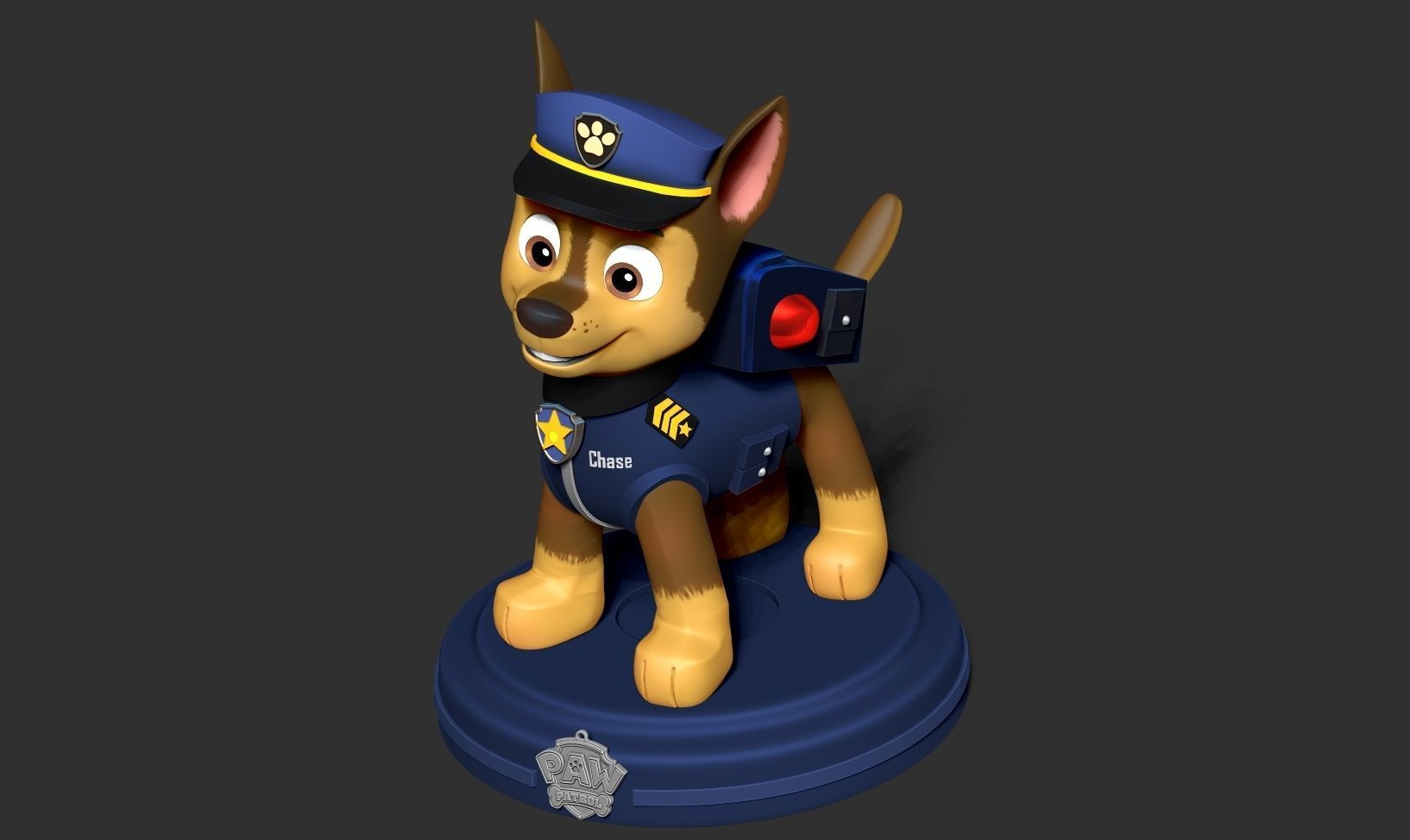 Chase - Paw Patrol The Movie 3D print model_8