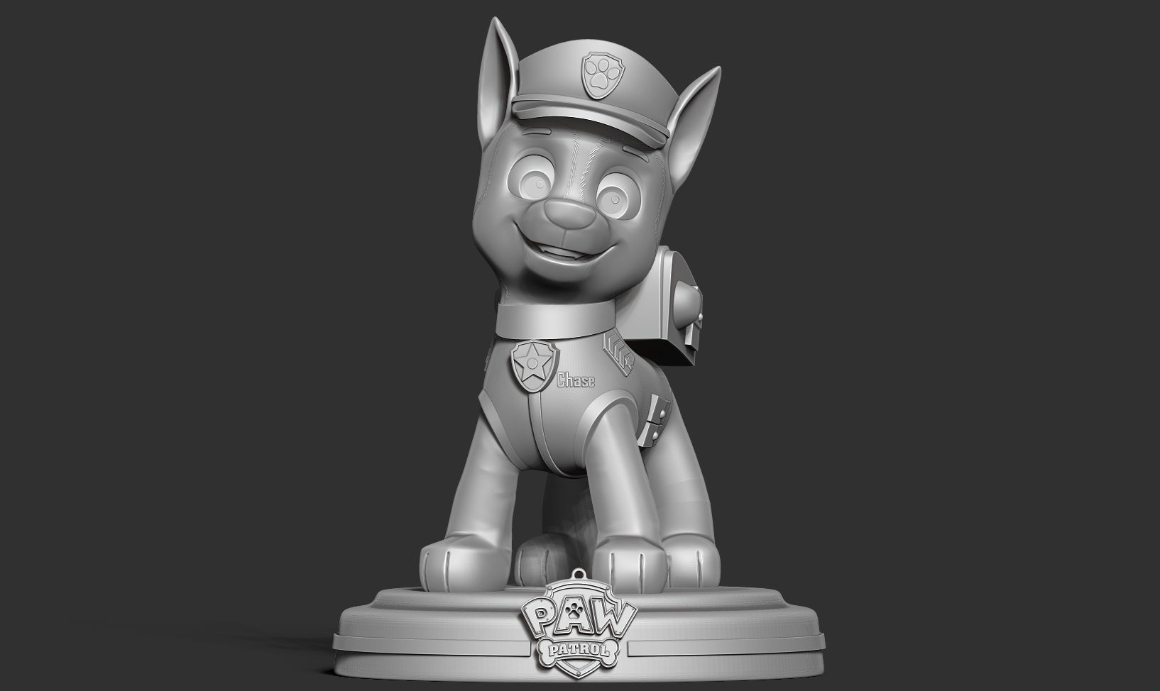 Chase - Paw Patrol The Movie 3D print model_11