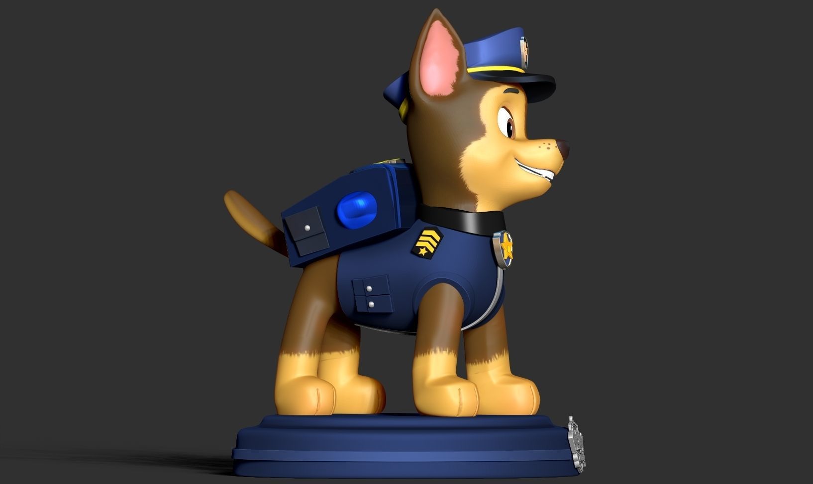 Chase - Paw Patrol The Movie 3D print model_12