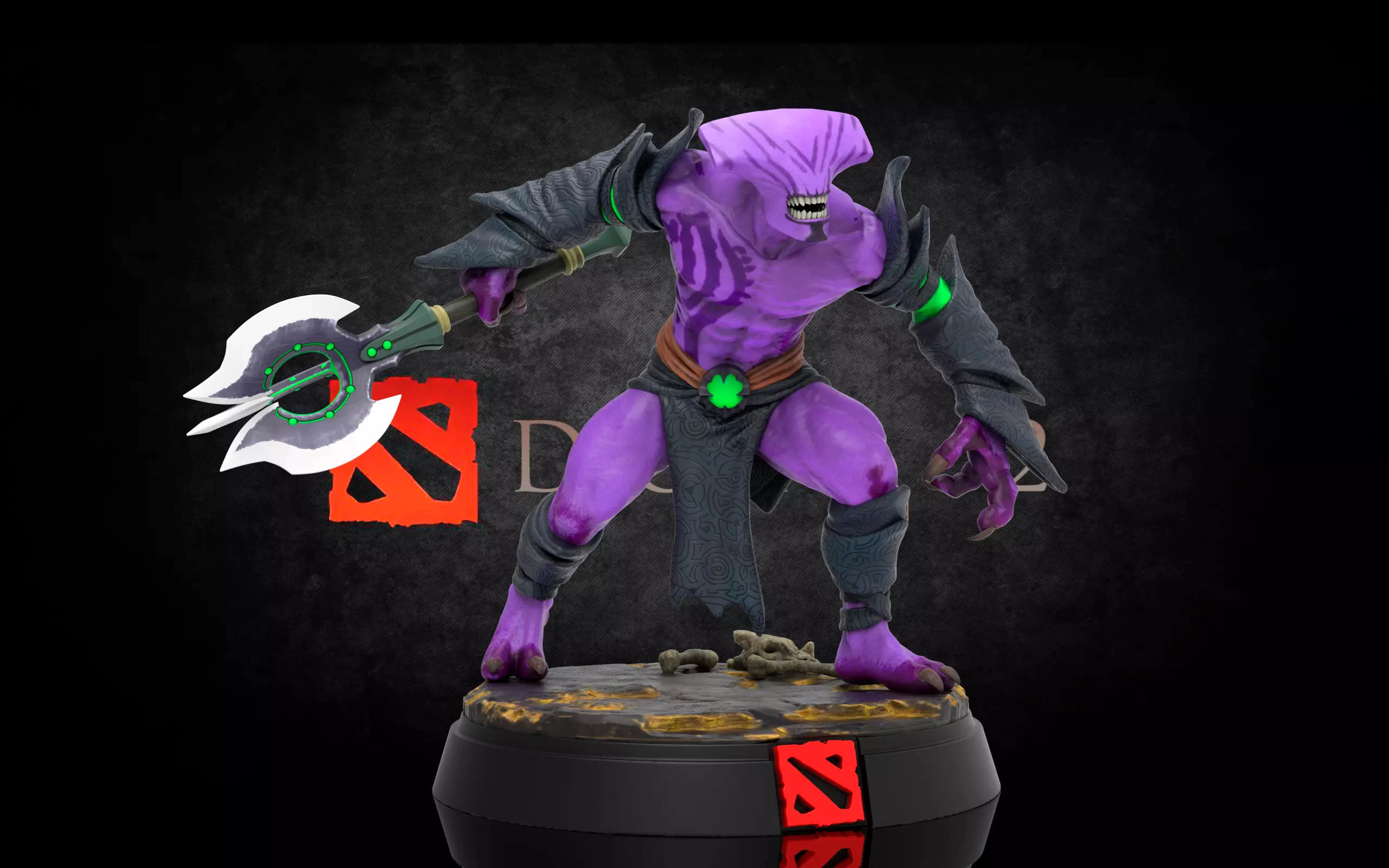 Faceless Void - Dota 2 FanArt 3D print model