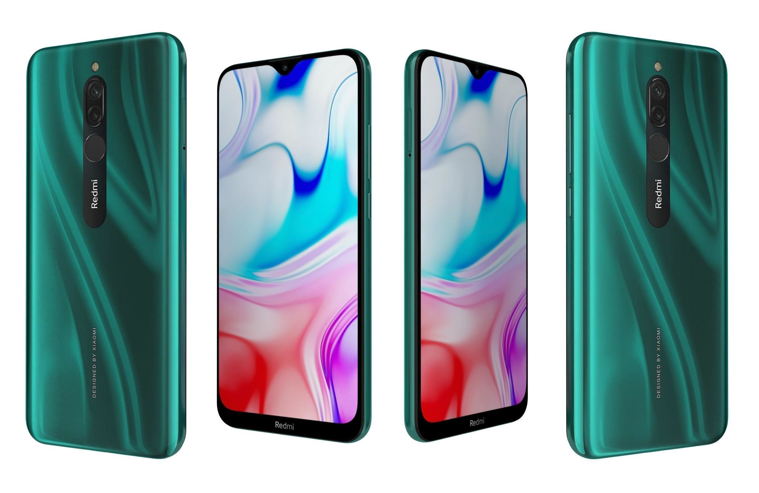 Xiaomi Redmi 8 Green 3D model_3