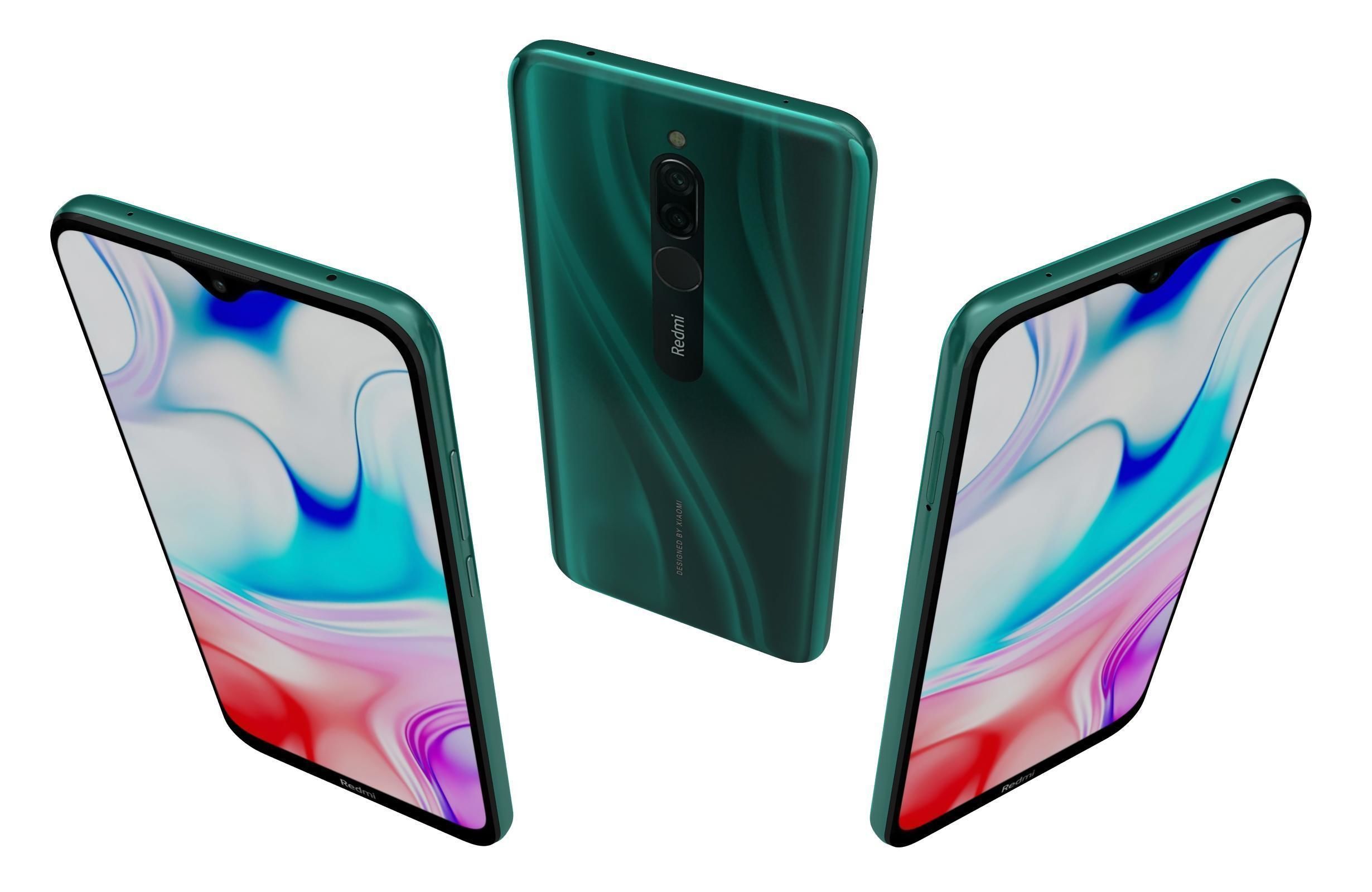 Xiaomi Redmi 8 Green 3D model_2