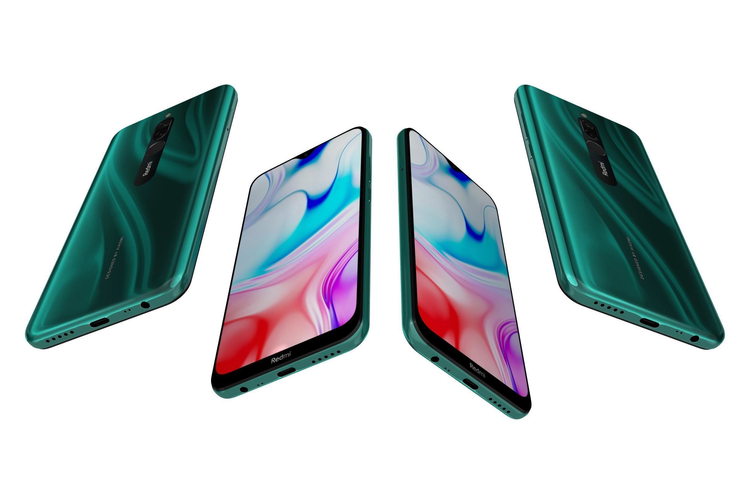 Xiaomi Redmi 8 Green 3D model_5