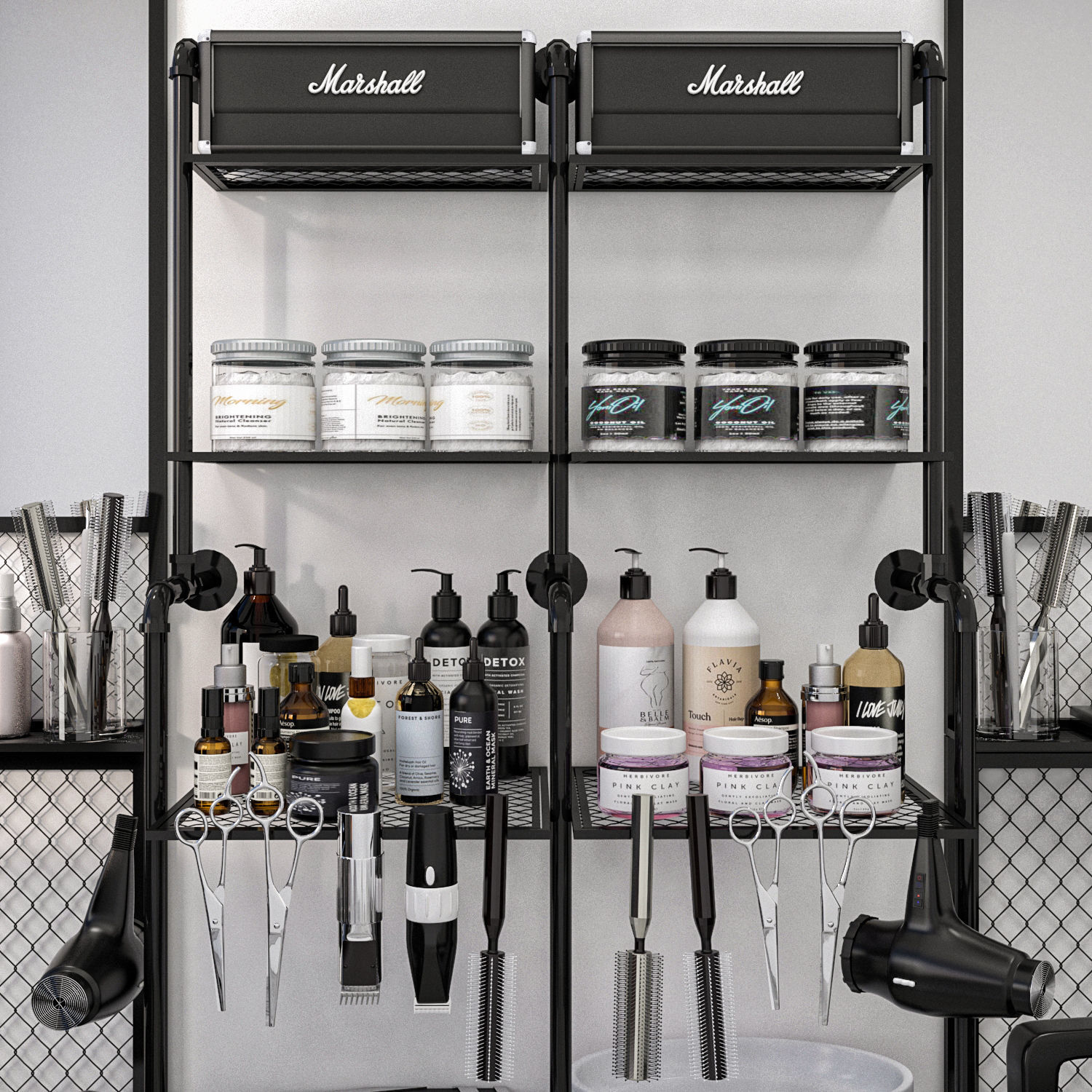 Baber Shop 4 3D model_2