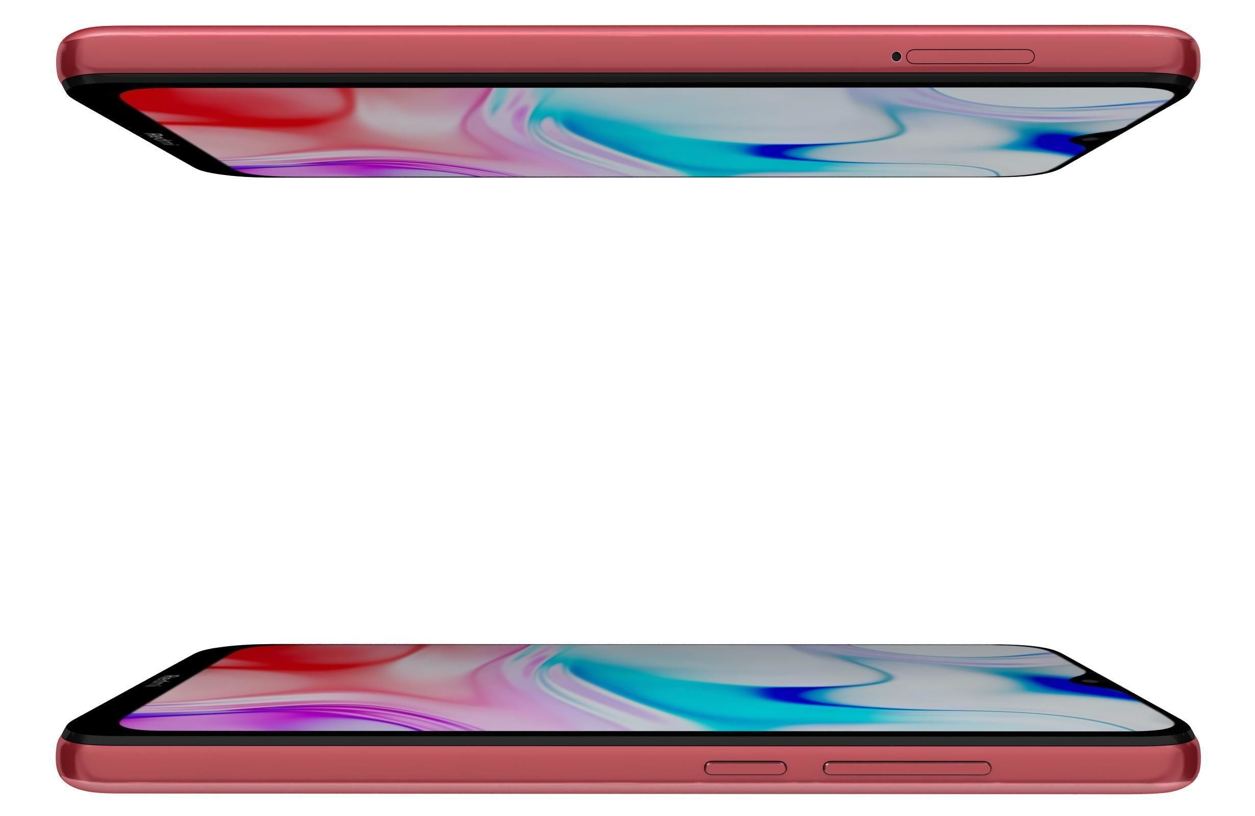 Xiaomi Redmi 8 Ruby Red 3D model_8