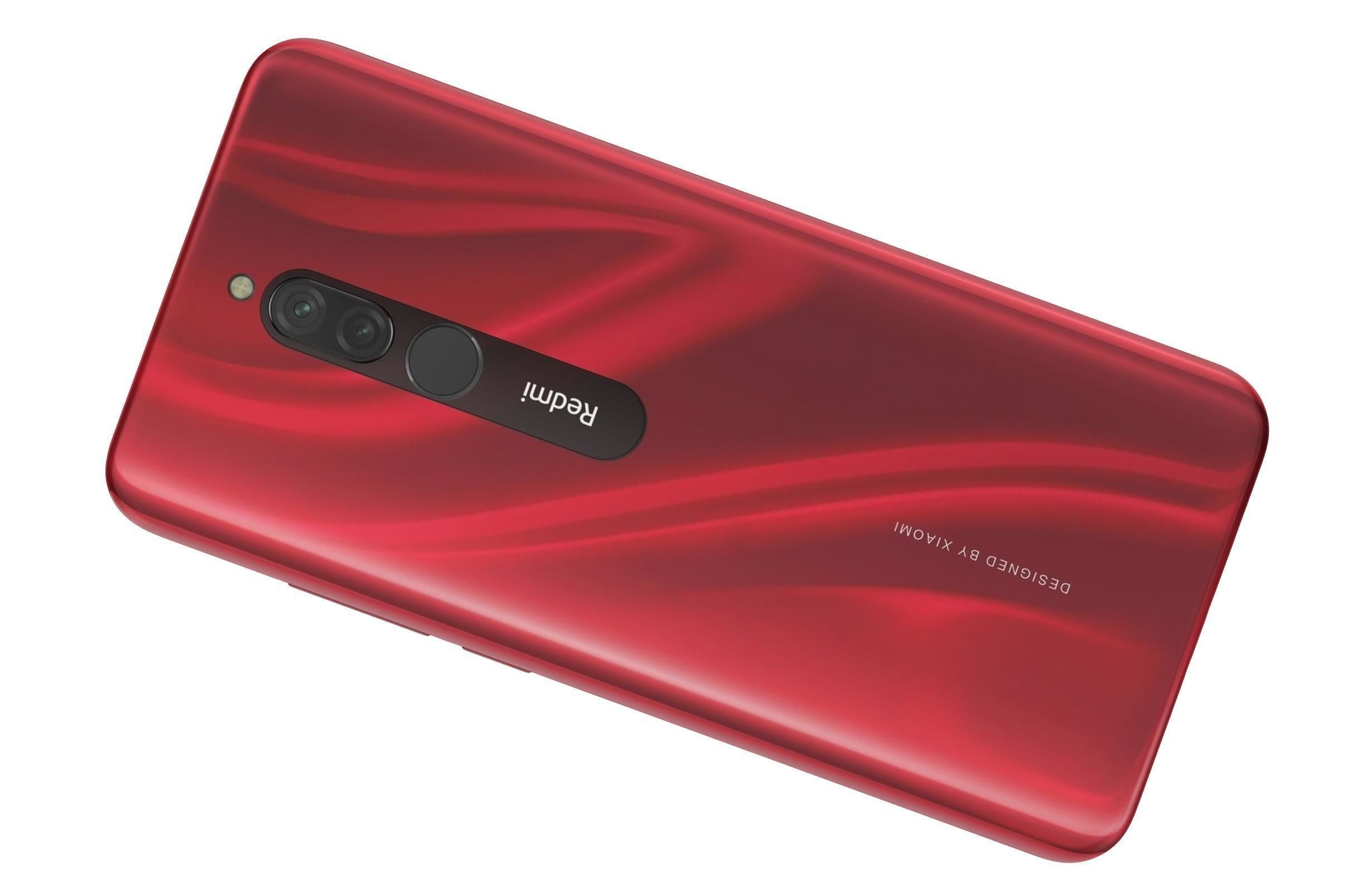 Xiaomi Redmi 8 Ruby Red 3D model_12