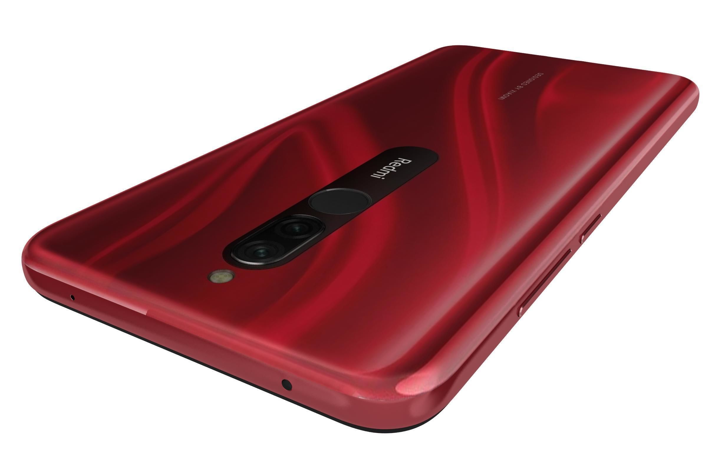 Xiaomi Redmi 8 Ruby Red 3D model_15