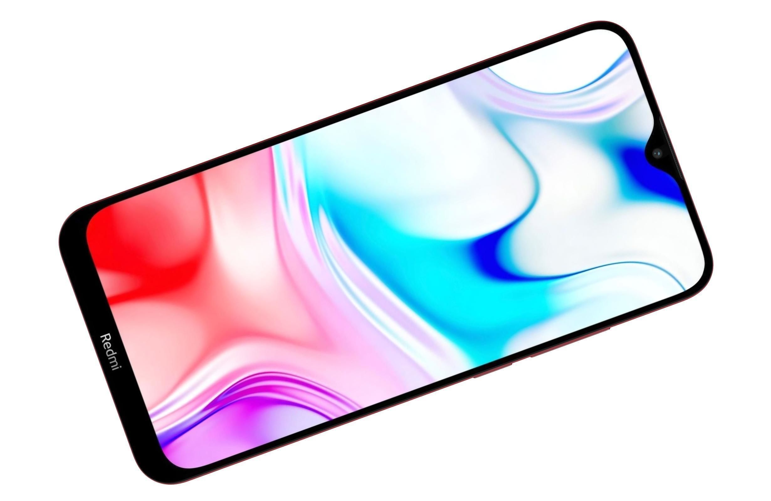 Xiaomi Redmi 8 Ruby Red 3D model_10