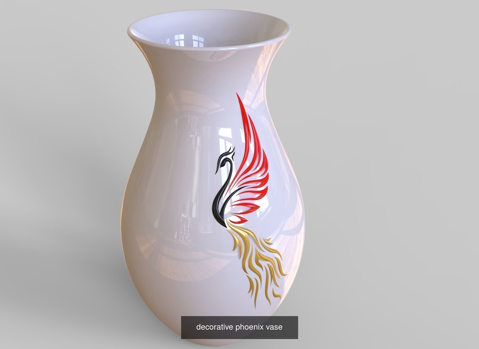 Kitchenware wooden tiki mug with face 3D Model Collection_4