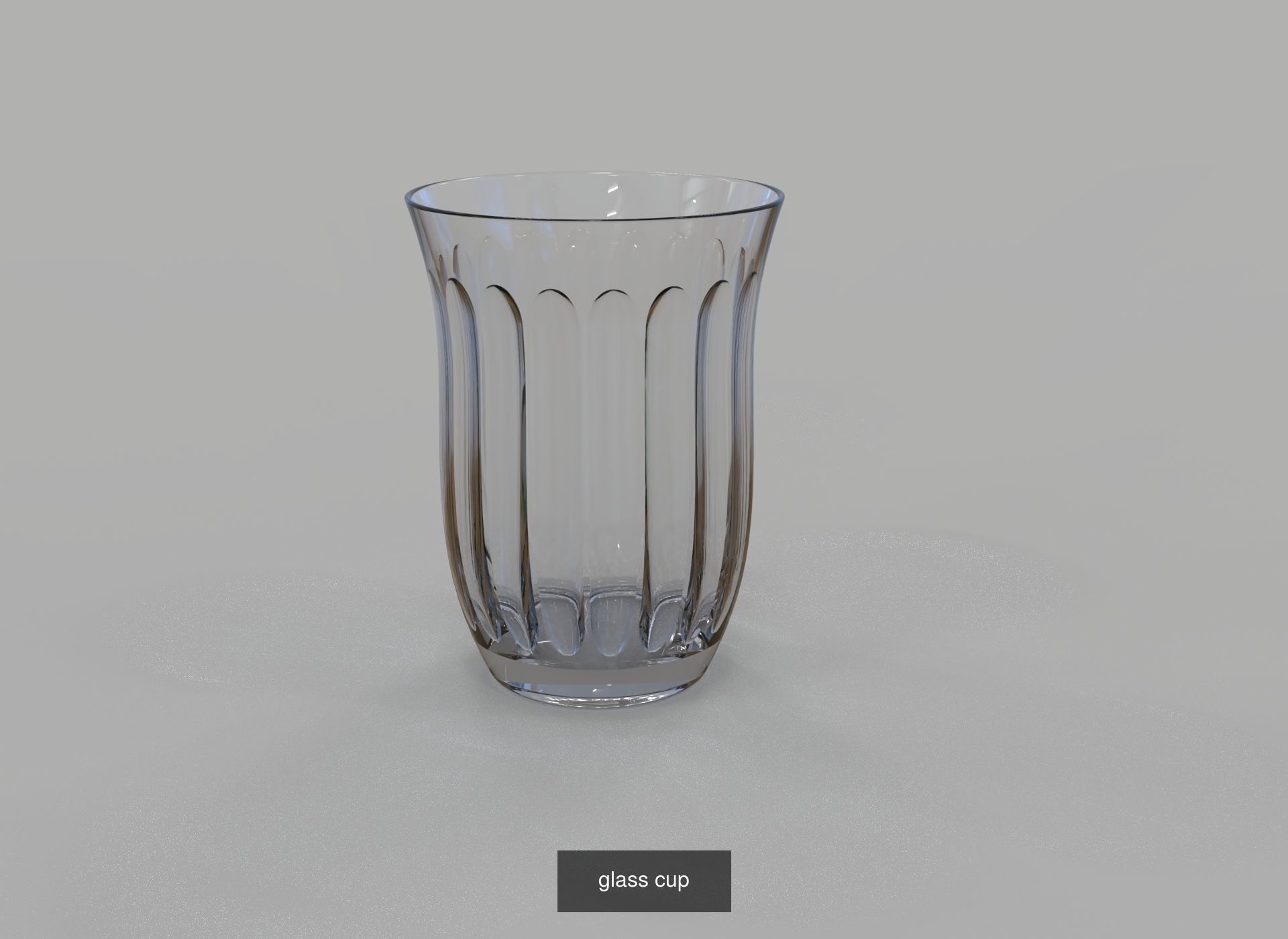 Kitchenware wooden tiki mug with face 3D Model Collection_7