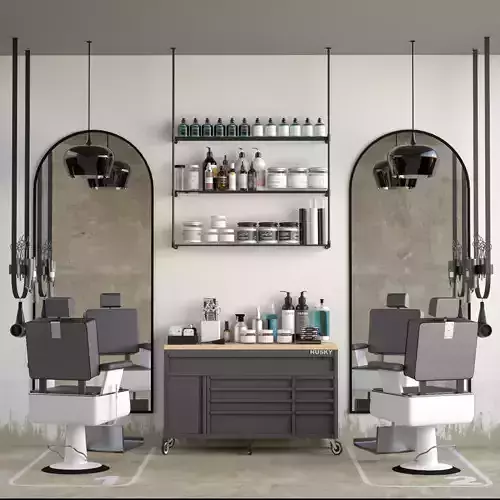 Baber shop 6 3D model