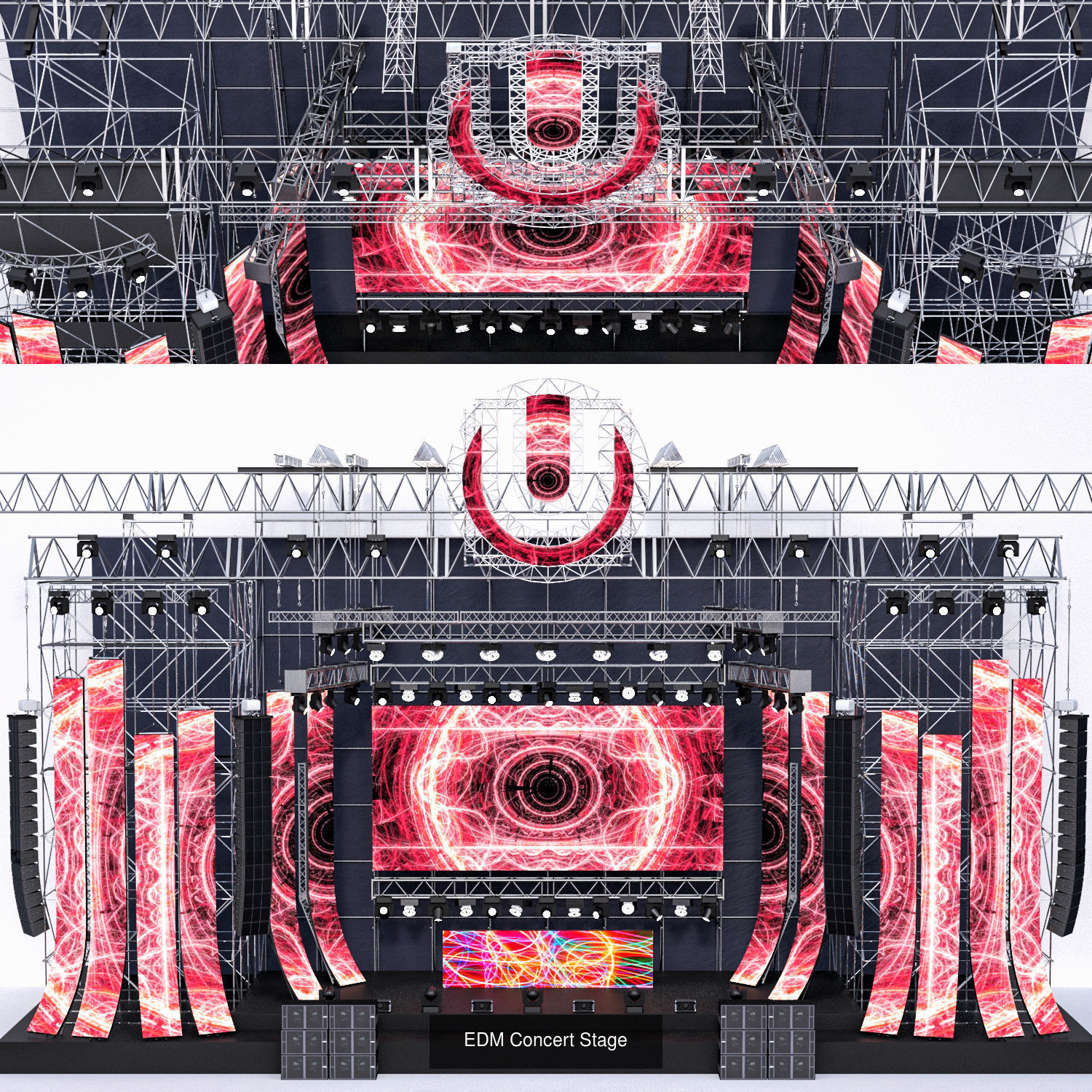 Concert Stage 3D Model Collection_4