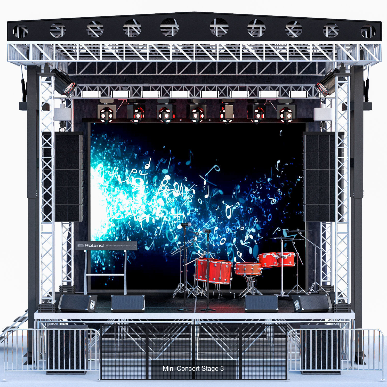 Concert Stage 3D Model Collection_5