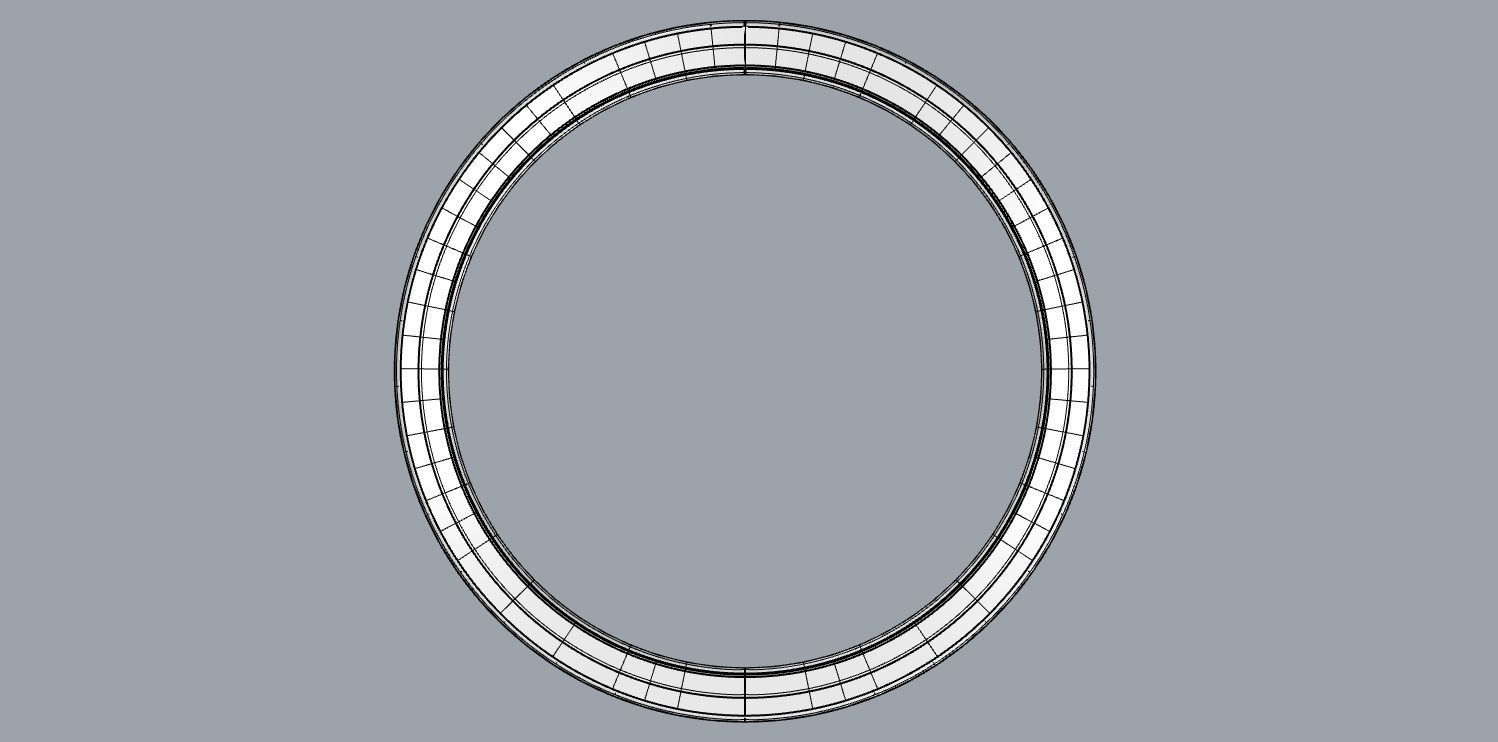 Honeycomb ring 3D print model_12