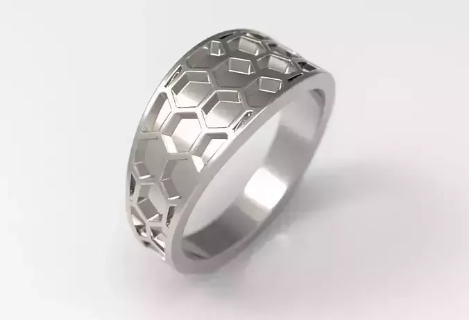Honeycomb ring