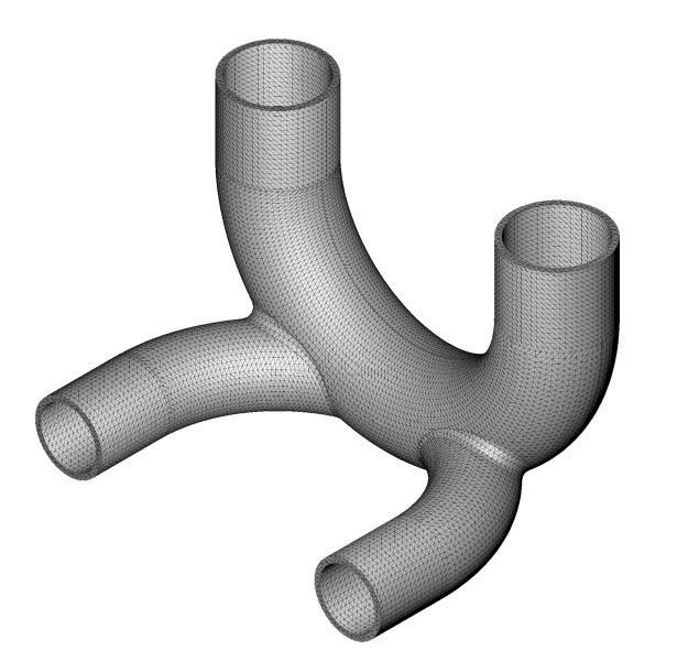 Classic Copper U Fitting 3D print model_3