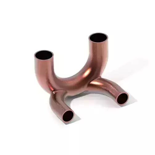 Classic Copper U Fitting 3D print model