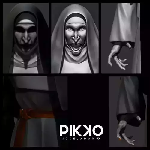 The Nun star wars statue