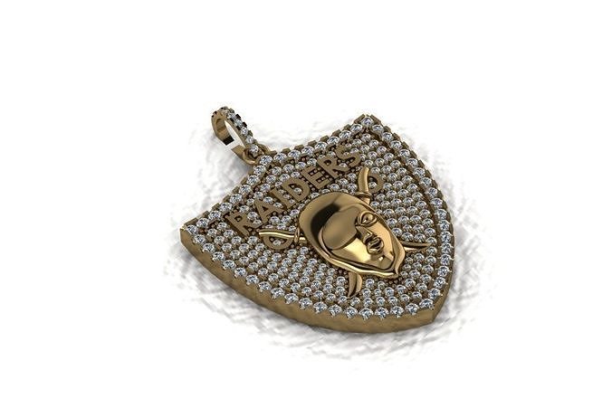 RAIDERS PENDENT 3D print model