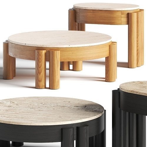 Crate and Barrel Oasis Coffee Tables 3D model