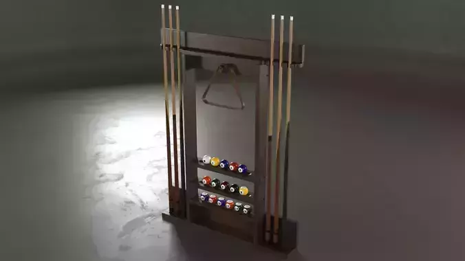 Cue Pool Rack
