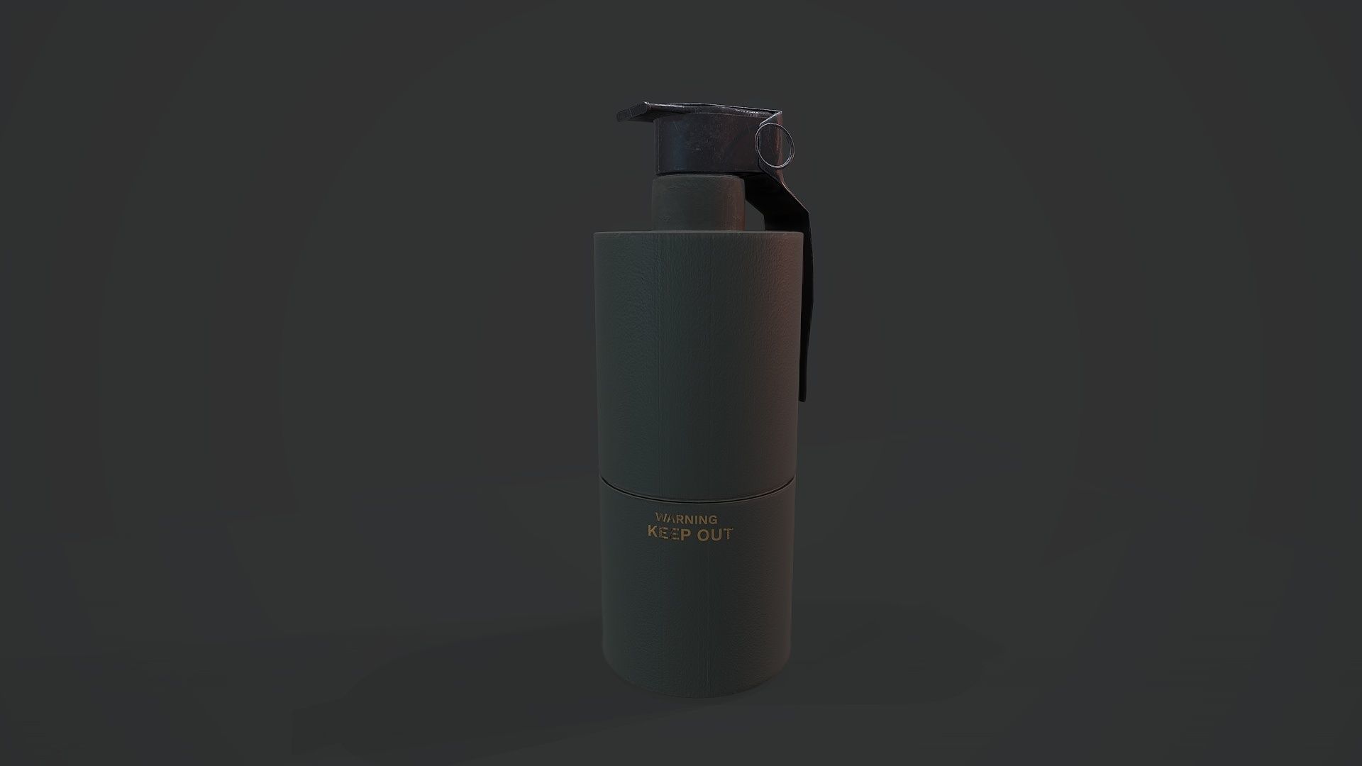 Smoke Grenade - Models and Textures Low-poly 3D model Low-poly 3D model_4