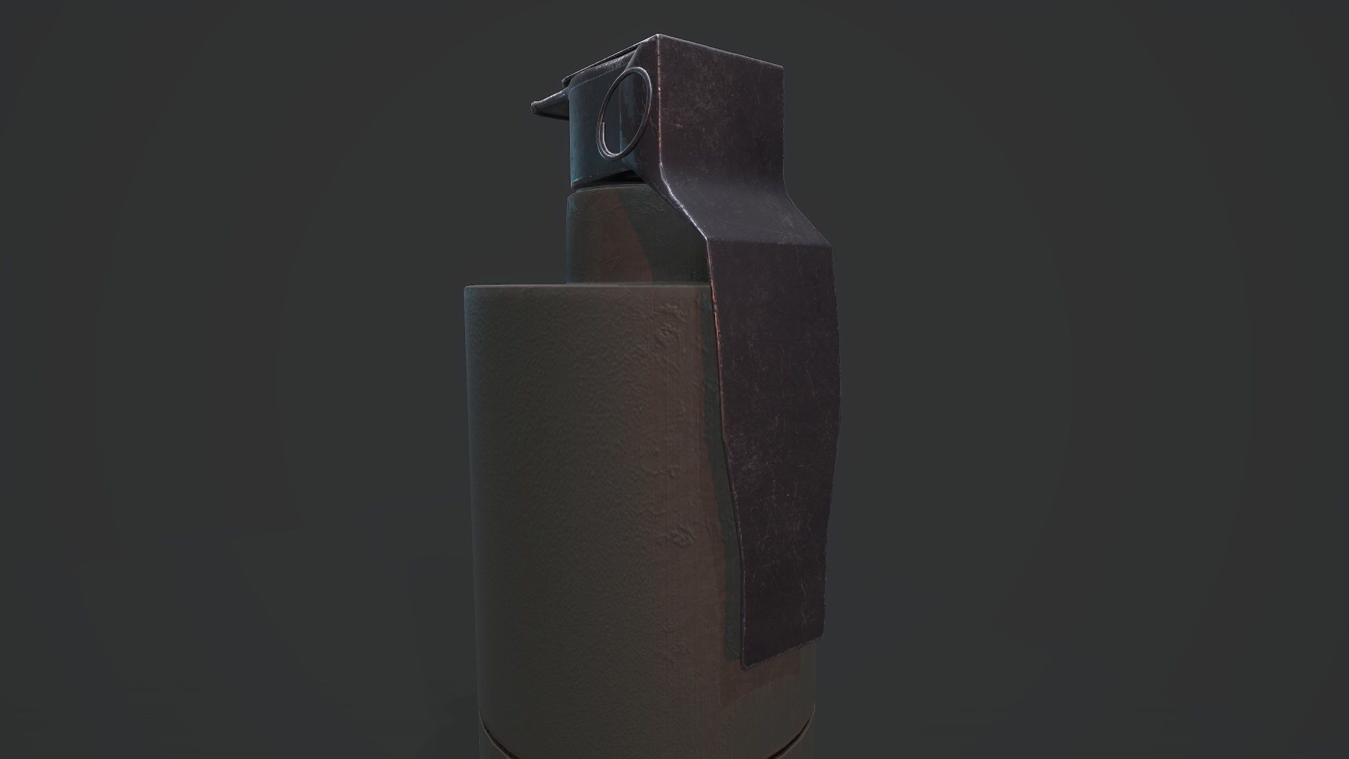 Smoke Grenade - Models and Textures Low-poly 3D model Low-poly 3D model_1