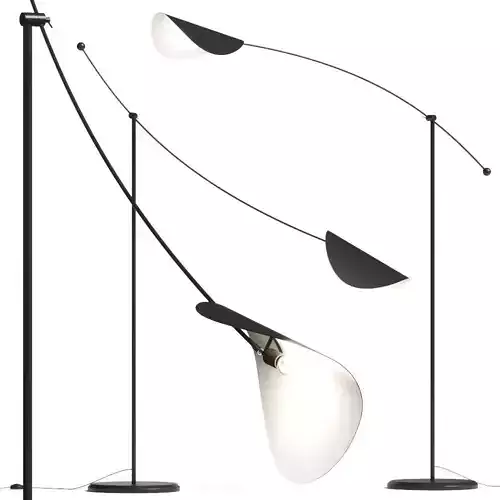 La Redoute Funambule Adjustable Reading Arc Floor Lamp