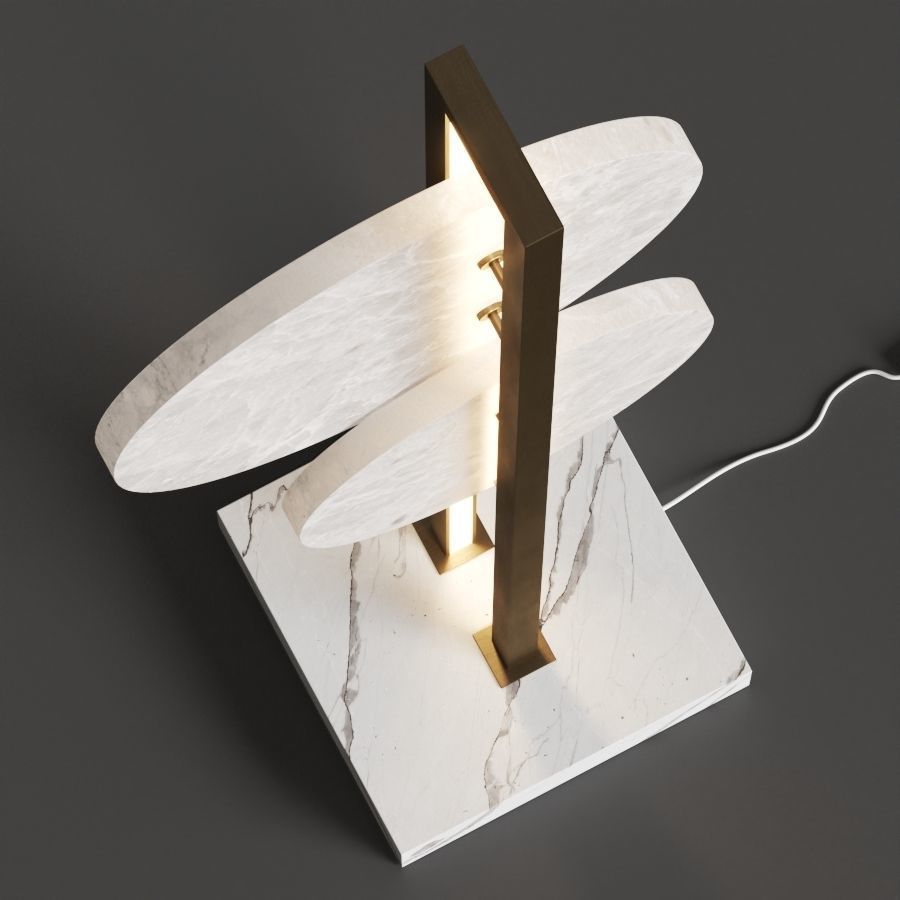 Patrizia Volpato Luna Nuova Floor Lamp 3D model_1