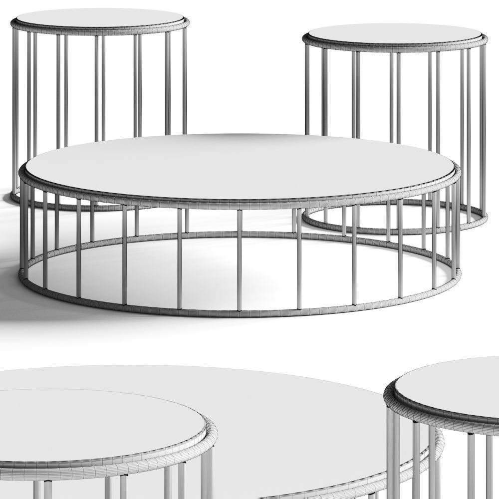 Laskasas Still Coffee Tables 3D model_1