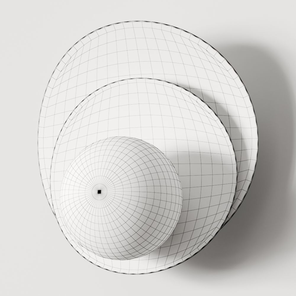 West Elm Olivia Wall Lamp 3D model_2